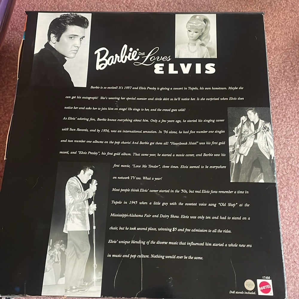 New in box Elvis and Barbie combined Barbie pair - Picture 8 of 9